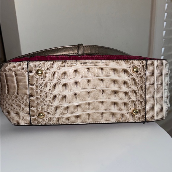 MKF Collection Mia K Bonnie Croc-Embossed Women's Satchel & Wallet - Picture 5 of 9